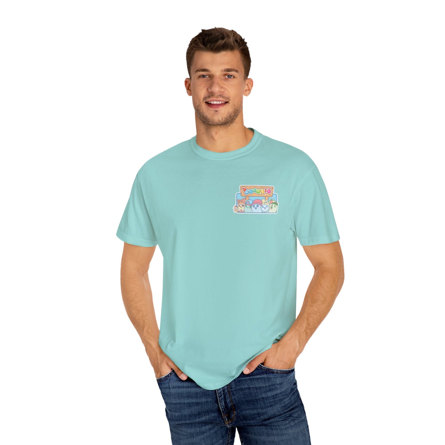 Adult Beansie Skate Park Shenanigans 2 Sided T-Shirt