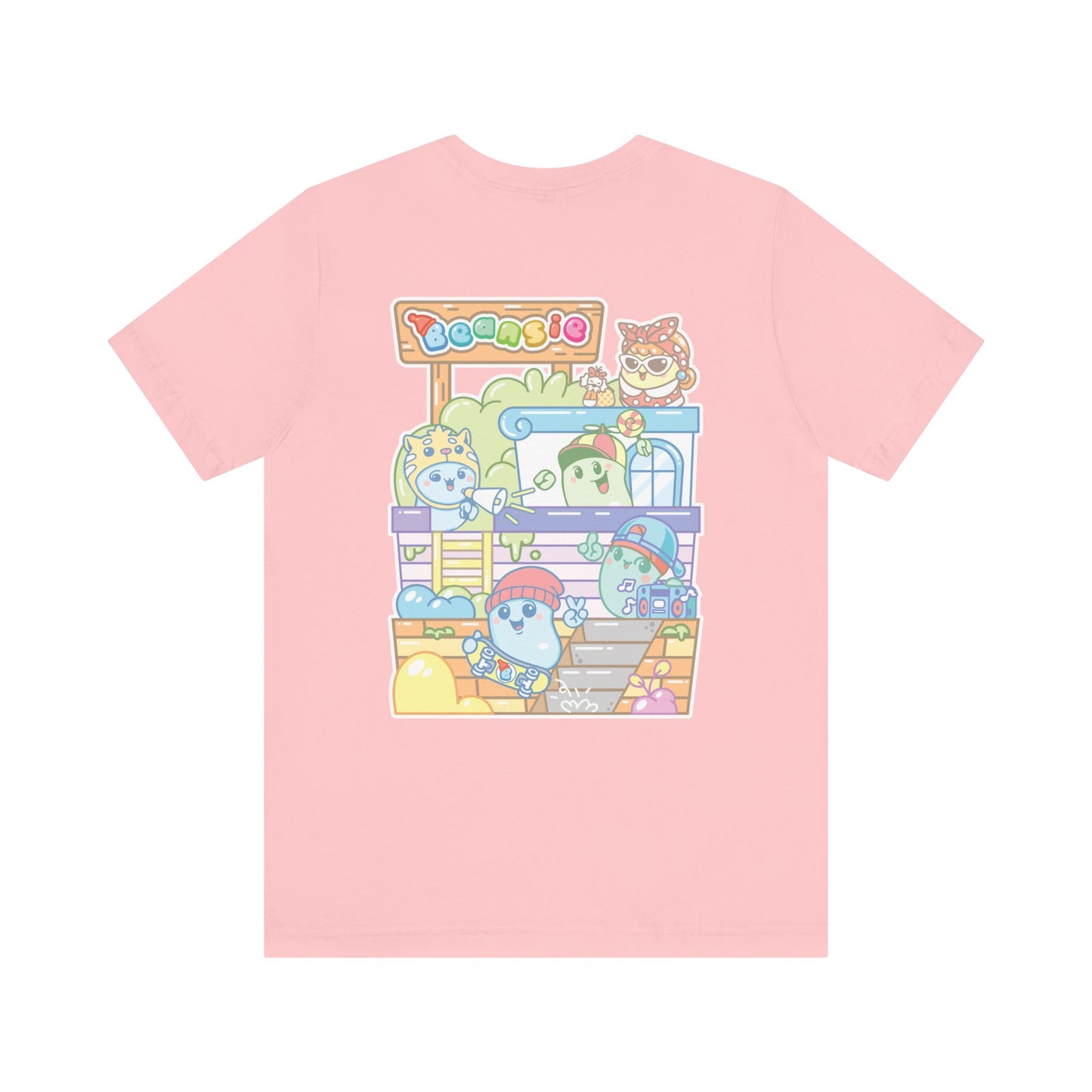 Adult Beansie Skate Park Shenanigans 2 Sided T-Shirt