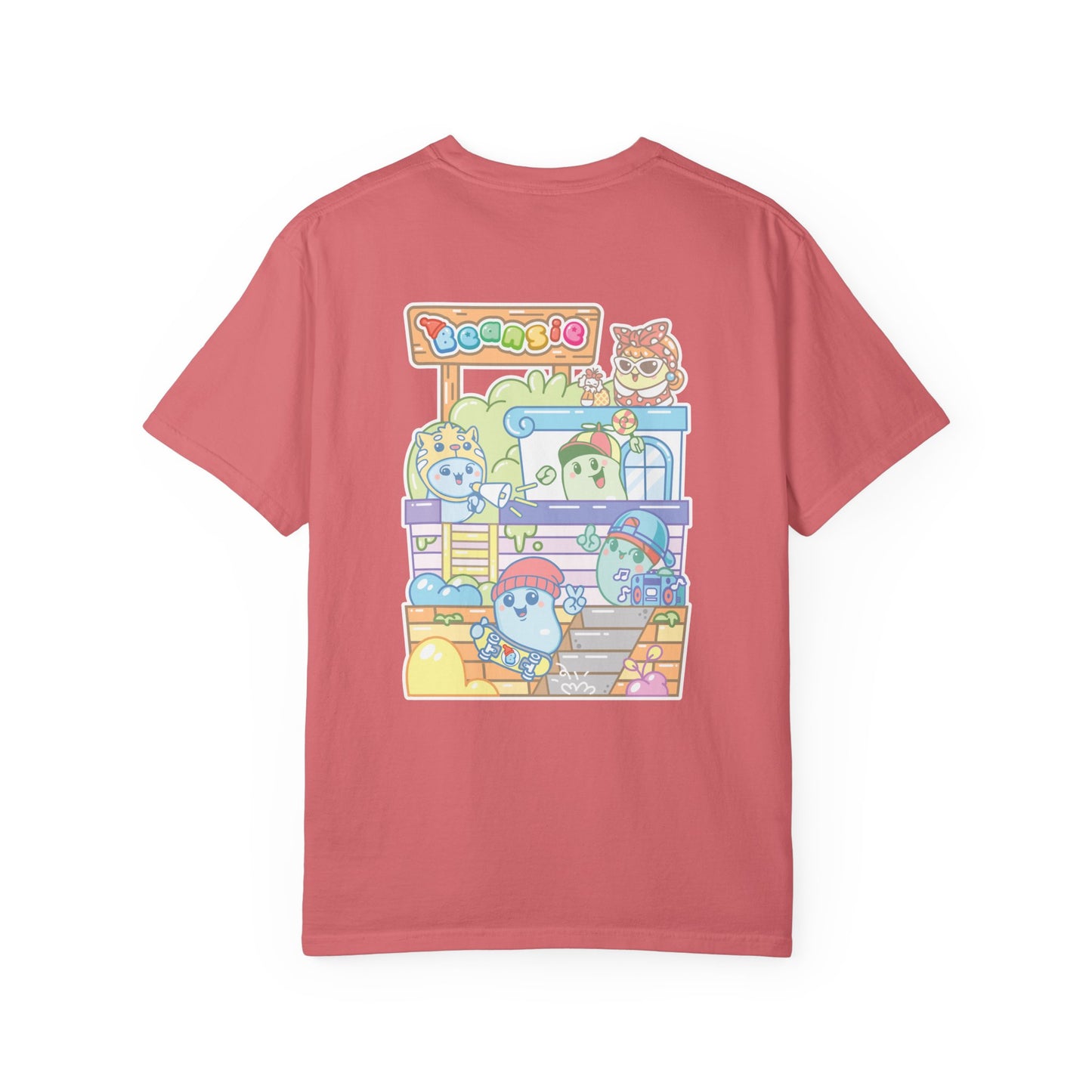Adult Beansie Skate Park Shenanigans 2 Sided T-Shirt