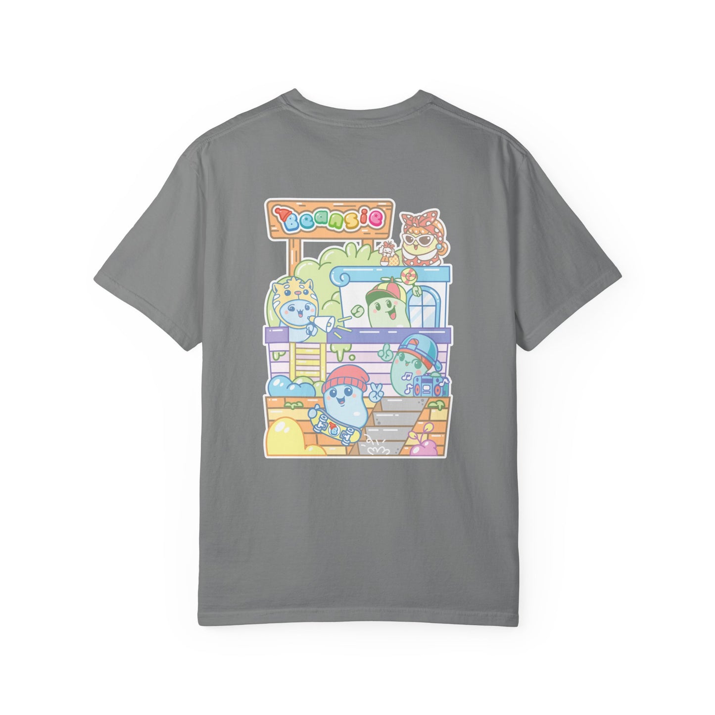 Adult Beansie Skate Park Shenanigans 2 Sided T-Shirt