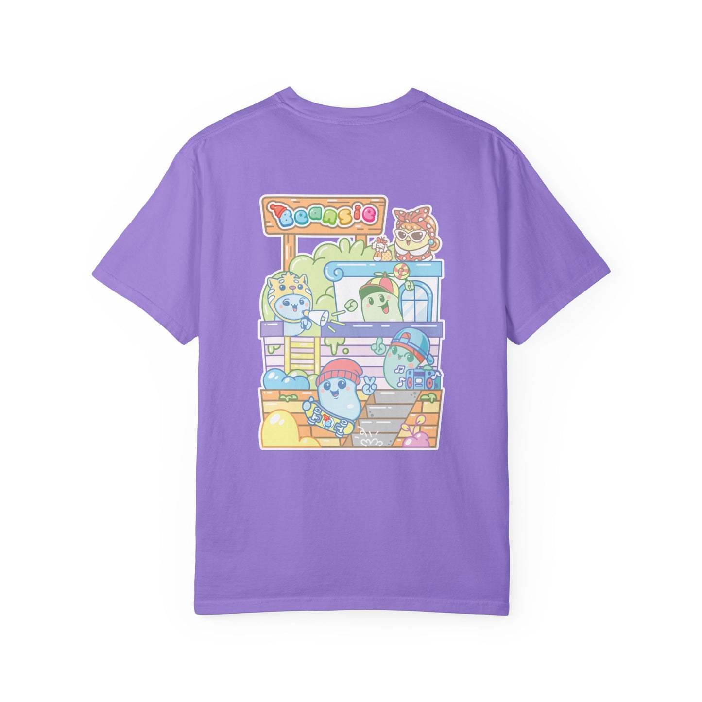 Adult Beansie Skate Park Shenanigans 2 Sided T-Shirt