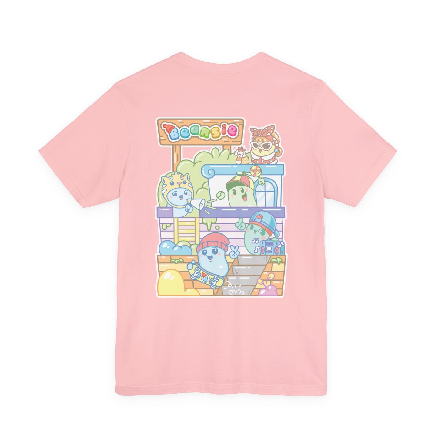 Adult Beansie Skate Park Shenanigans 2 Sided T-Shirt