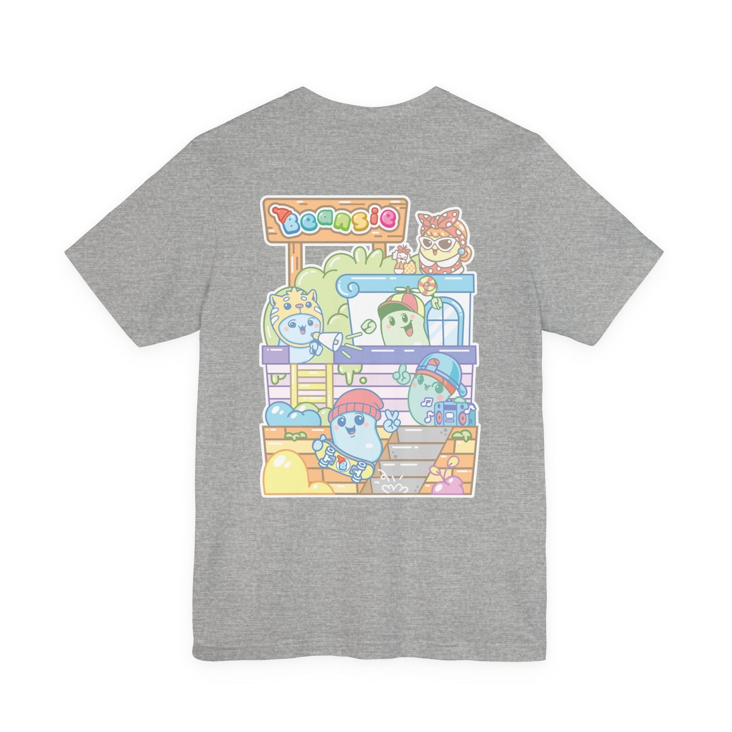 Adult Beansie Skate Park Shenanigans 2 Sided T-Shirt