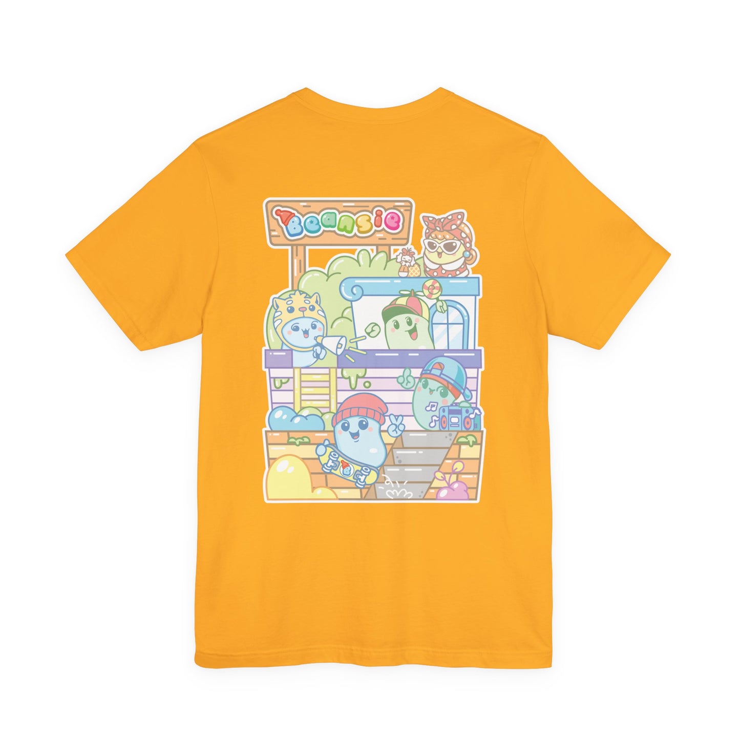 Adult Beansie Skate Park Shenanigans 2 Sided T-Shirt