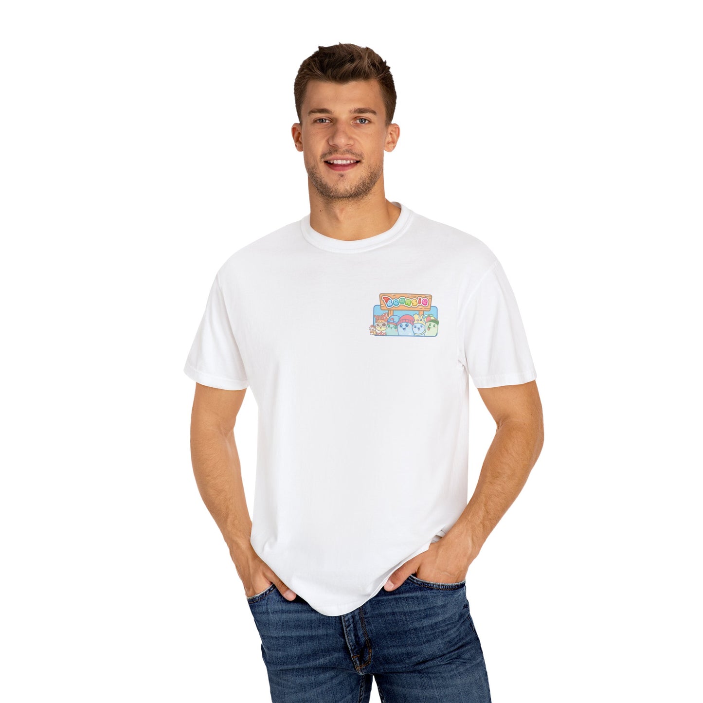 Adult Beansie Skate Park Shenanigans 2 Sided T-Shirt
