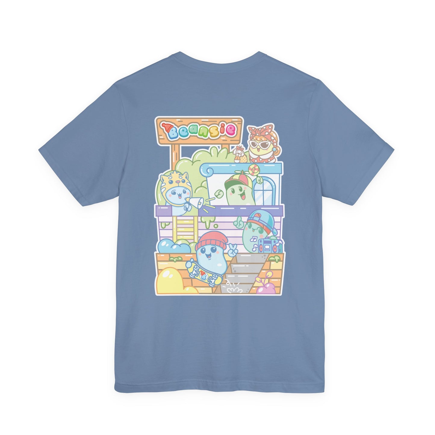 Adult Beansie Skate Park Shenanigans 2 Sided T-Shirt