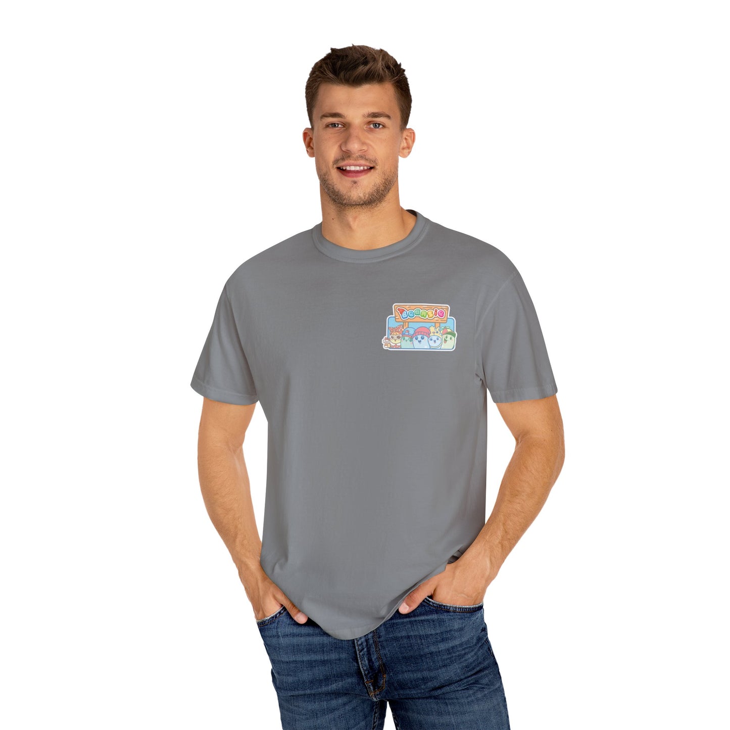 Adult Beansie Skate Park Shenanigans 2 Sided T-Shirt