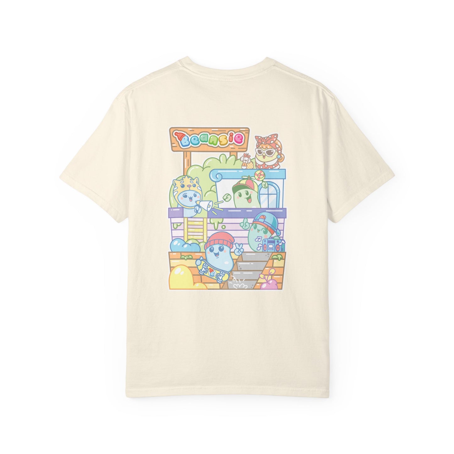 Adult Beansie Skate Park Shenanigans 2 Sided T-Shirt