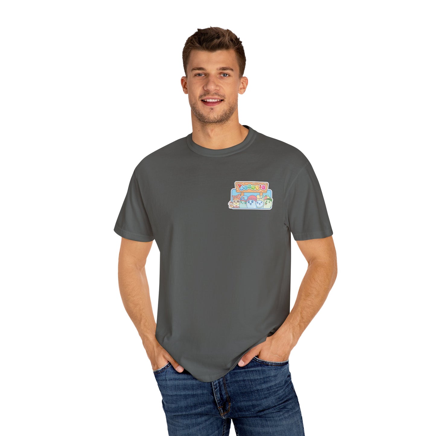 Adult Beansie Skate Park Shenanigans 2 Sided T-Shirt