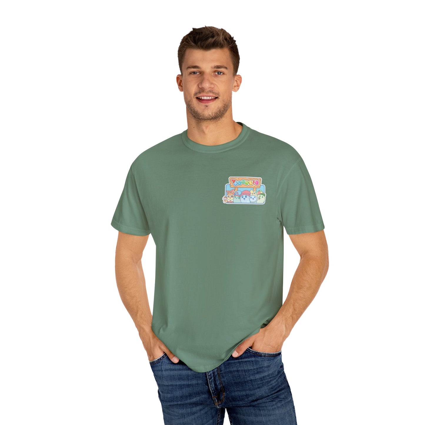 Adult Beansie Skate Park Shenanigans 2 Sided T-Shirt