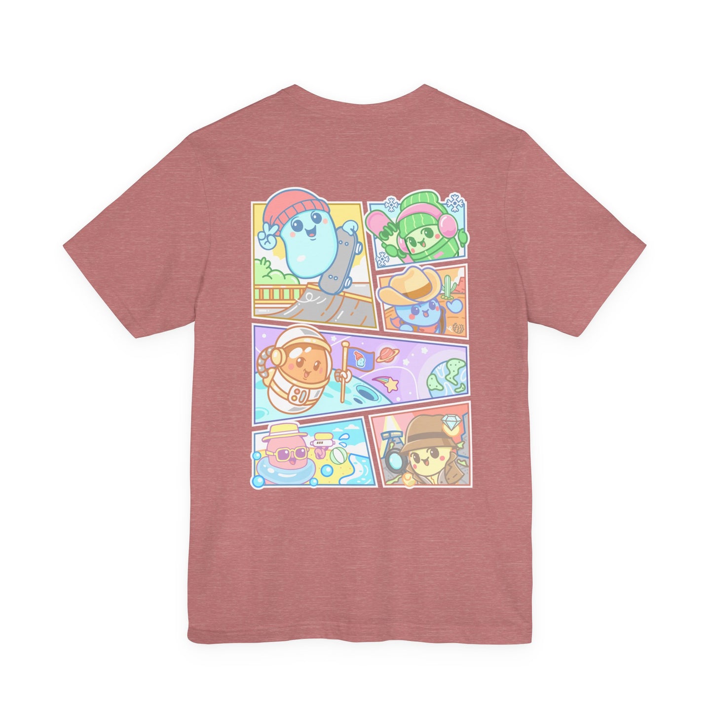 Adult Beansie Adventure Two Sided-T-Shirt Bella Canvas